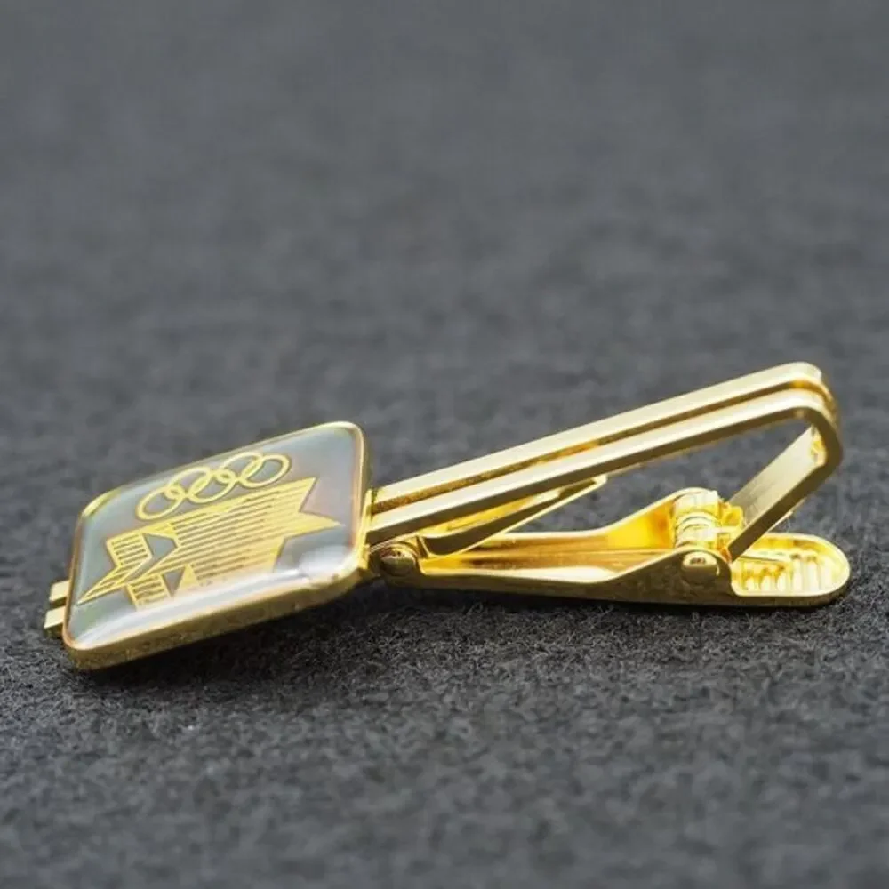 VTG US Olympics Brother Tie Clip NOS